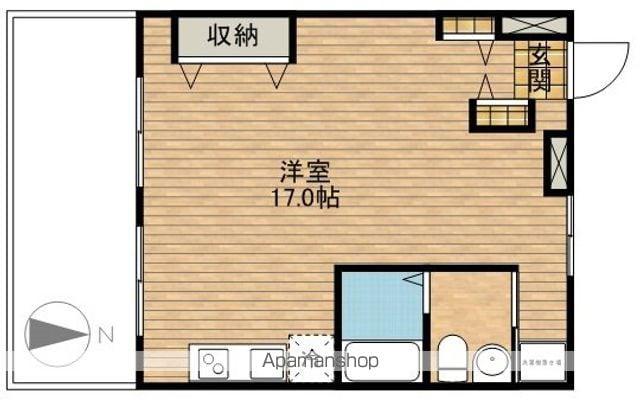 GULUCK(ワンルーム/2階)の間取り写真