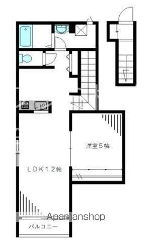 フィンチリーコート氷川台(1LDK/2階)の間取り写真