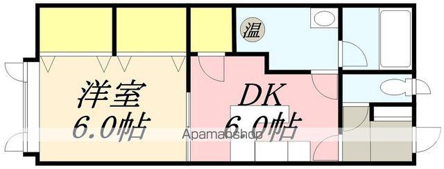 リージャストマンション中野通(1DK/1階)の間取り写真