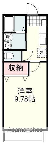 ハウシュデール(1K/1階)の間取り写真