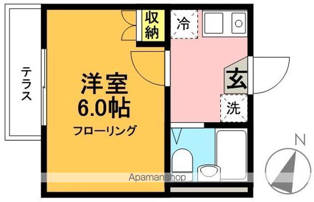 ミッシェルホーム(1K/1階)の間取り写真