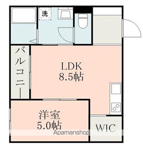 MAJOR大津Ⅲ(1LDK/1階)の間取り写真