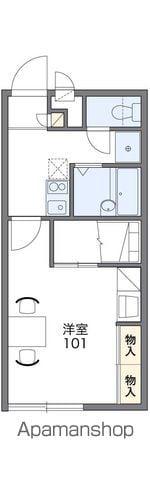 レオパレスクレールシェル さや(1K/1階)の間取り写真