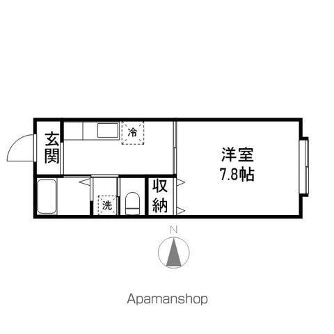 クリオ・アイ(1K/1階)の間取り写真