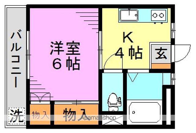 サクセスコーポラス(1K/1階)の間取り写真