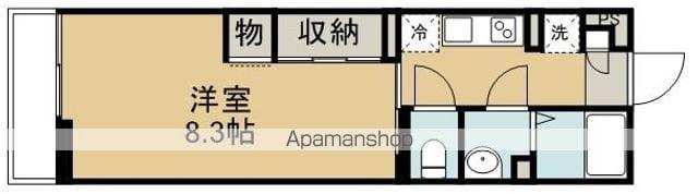 リブリ・プレゾン(1K/3階)の間取り写真