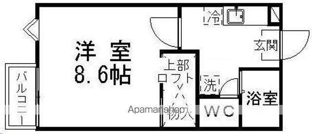 セントピア泉(1K/2階)の間取り写真