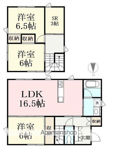 福井鉄道福武線 赤十字前駅 徒歩10分 2階建 新築(3SLDK)の間取り写真