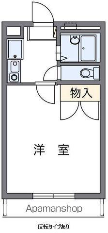 ラポルテ(1K/2階)の間取り写真