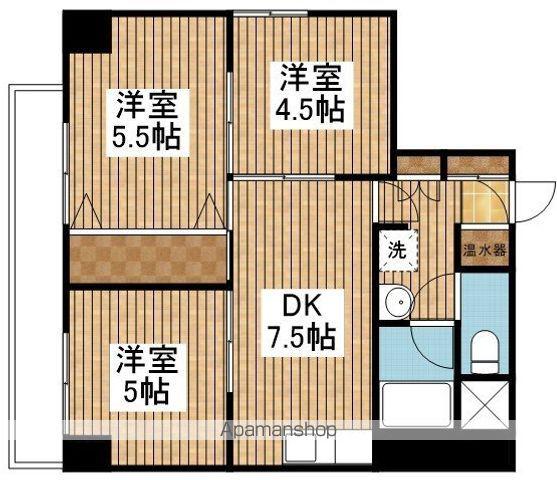 コープ野村万代(3DK/6階)の間取り写真