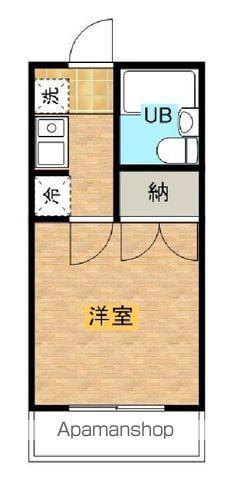 エスプリ片倉C棟(1K/1階)の間取り写真
