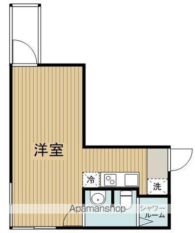 リヴェール下井草(ワンルーム/2階)の間取り写真