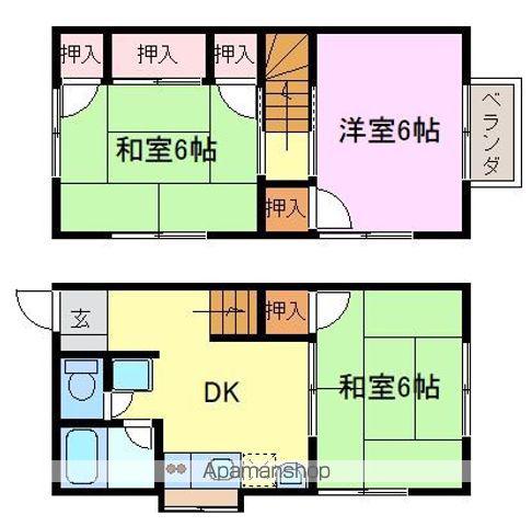 カタール35(3DK)の間取り写真