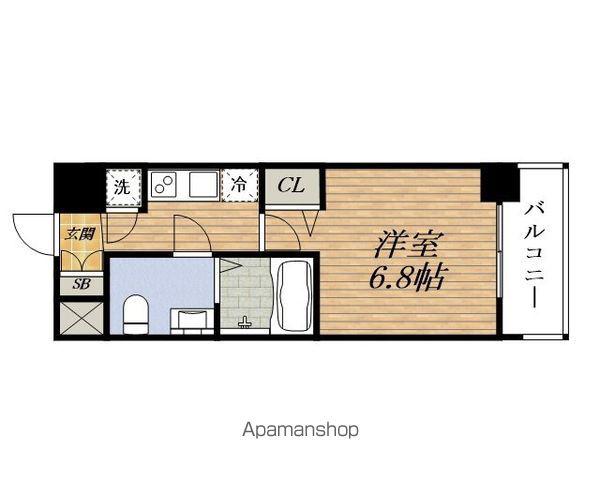 ADVANCEE江坂東デパール(1K/5階)の間取り写真