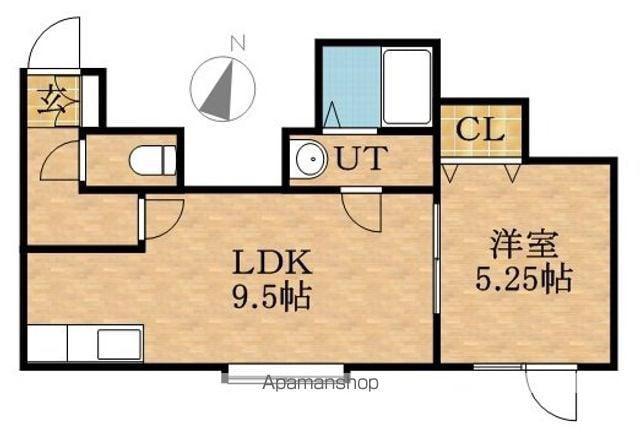 パラ・シェンプレN45(1LDK/2階)の間取り写真