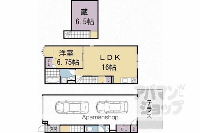 舟山BASE(1SLDK)の間取り写真