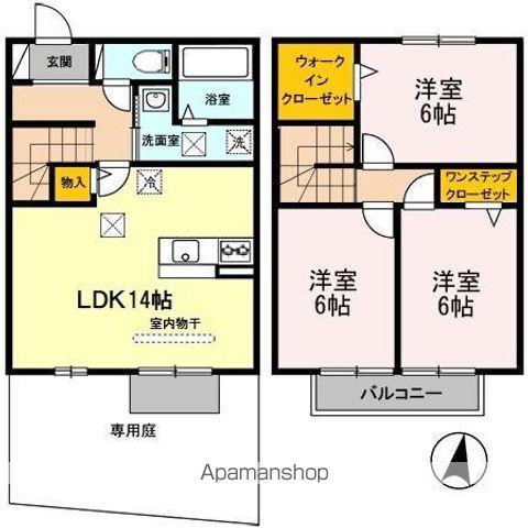 ボヌール葵(3LDK)の間取り写真