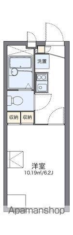 レオパレス宮野木台(1K/1階)の間取り写真
