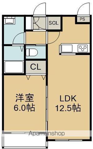 FUTURA日吉(1LDK/3階)の間取り写真