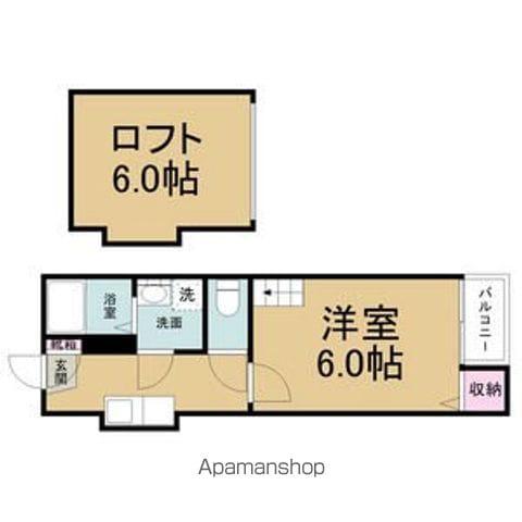 アイビス白壁(1K/1階)の間取り写真