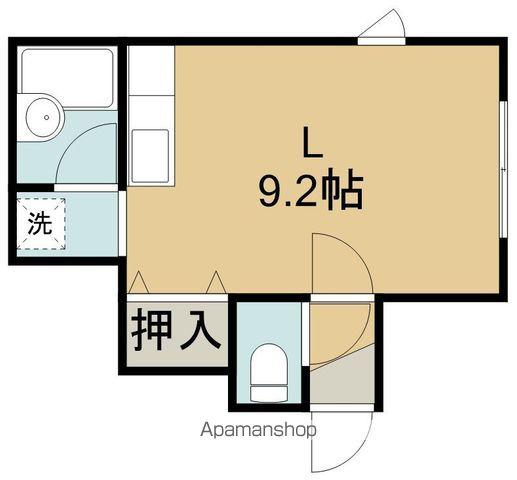 コーポメイプル(ワンルーム/2階)の間取り写真