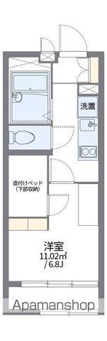 レオパレスルミエール西台(1K/1階)の間取り写真