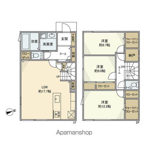 外房線 土気駅 徒歩10分 2階建 築1年(3LDK)の間取り写真