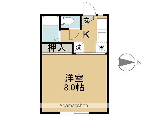 エクセレントイースト(1K/2階)の間取り写真
