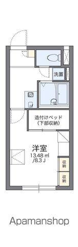 レオパレスセントラル南4条B(1K/2階)の間取り写真
