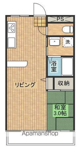 サニーコート仲町(ワンルーム/4階)の間取り写真
