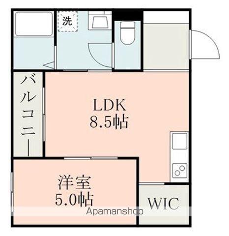 MAJOR大津Ⅲ(1LDK/1階)の間取り写真