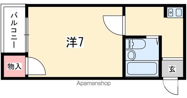 フリーディオ春日町(1K/4階)の間取り写真