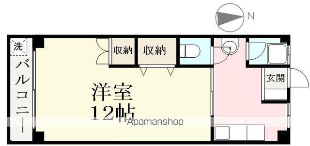 第2吉田マンション(1K/2階)の間取り写真