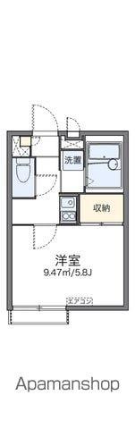 レオパレスクラール ガルテン(1K/2階)の間取り写真