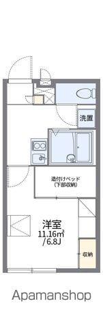 レオパレス豊Ⅲ(1K/2階)の間取り写真