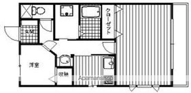 PLAZA K&H(1LDK/4階)の間取り写真