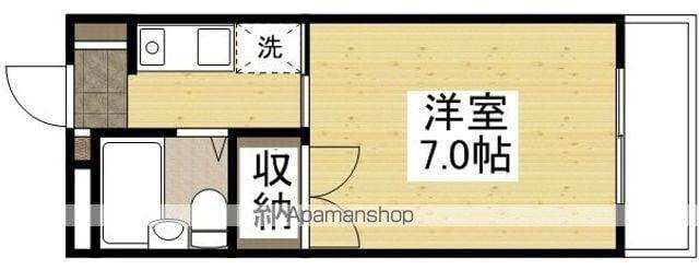 セキホウ倉敷(1K/2階)の間取り写真