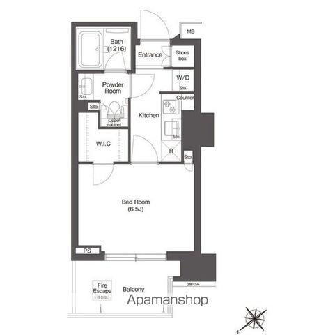 コンフォリア新中野(1K/3階)の間取り写真