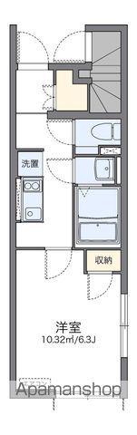 レオネクストドゥ ファルコン(1K/1階)の間取り写真