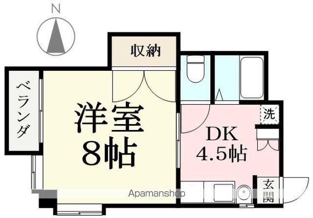 LIFOX GENIAL(1DK/1階)の間取り写真