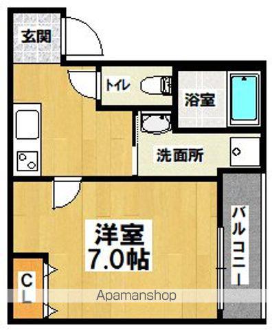 フジパレス住吉遠里小野Ⅱ番館(1K/2階)の間取り写真