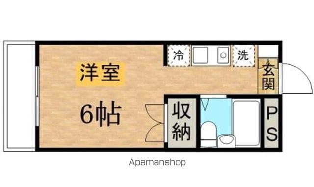 コスモドゥエル(ワンルーム/3階)の間取り写真