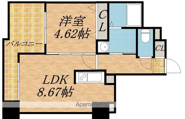 S-FORT北大前(1LDK/5階)の間取り写真