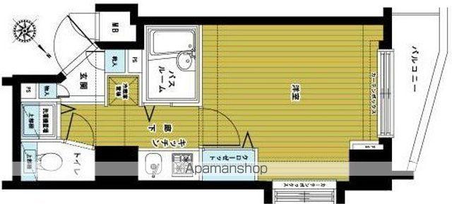 トーシンフェニックス松濤(1K/4階)の間取り写真