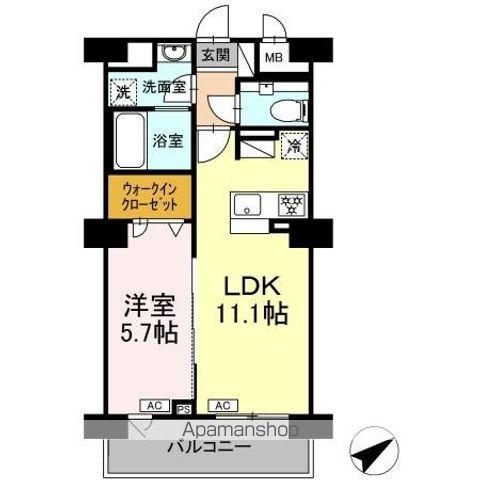 リュミエール千種(1LDK/10階)の間取り写真