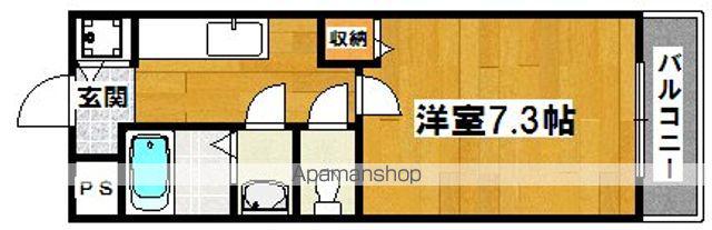 YEBISU(1K/2階)の間取り写真