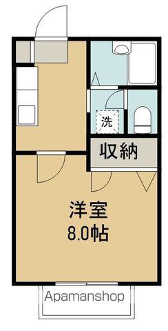 ブルーム(1K/1階)の間取り写真