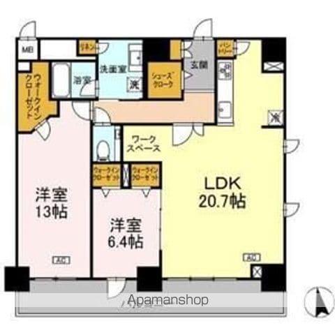 CEDAR NORITAKE(2LDK/8階)の間取り写真