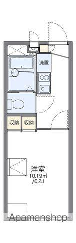 レオパレスTWINKLE(1K/1階)の間取り写真