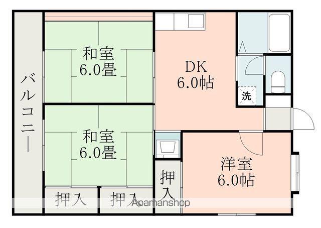 メゾンつづき(3DK/1階)の間取り写真